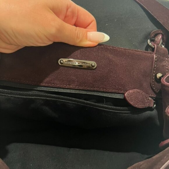 Rebecca Minkoff Stella Leather Suede Satchel Bag - Picture 5 of 6